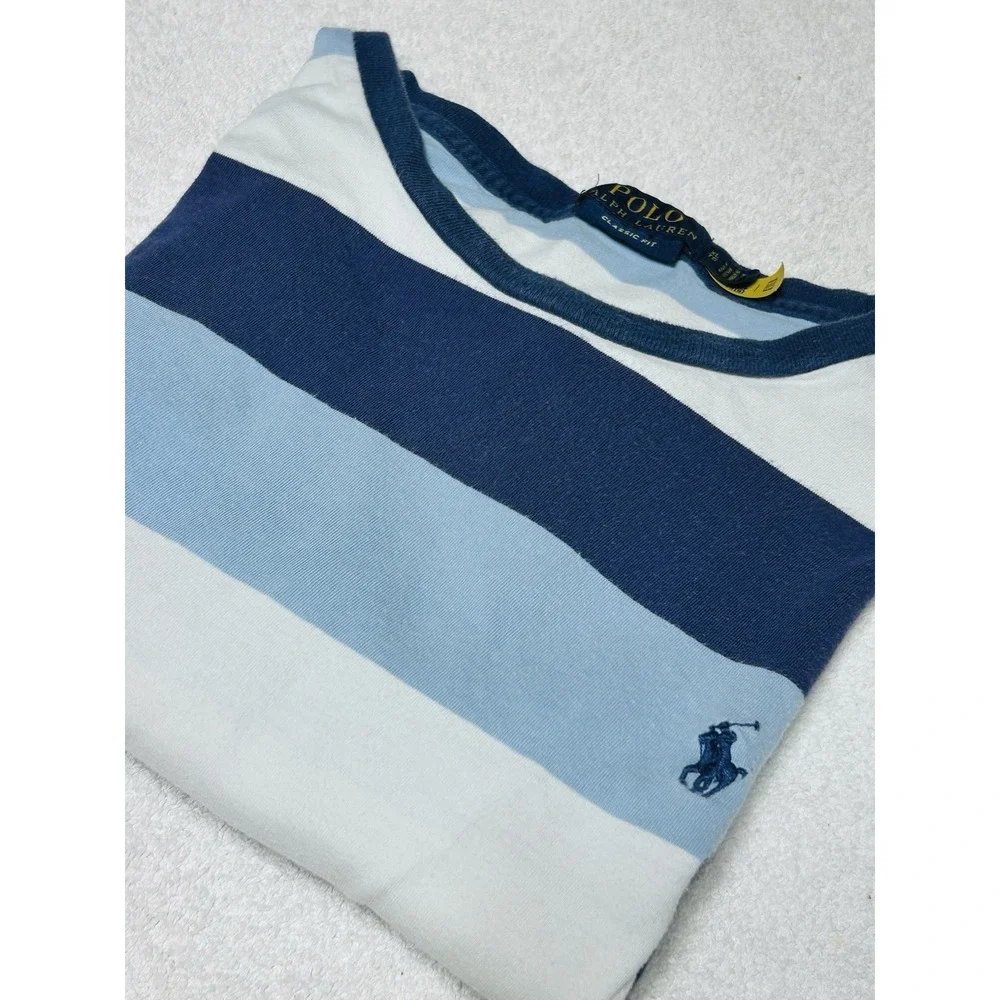 Ralph Lauren Polo Men's M Classic Fit Short-Sleeve T-Shirt Cotton Nautical Prep